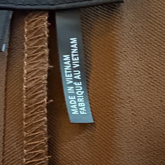 DKNY Wide Leg Brown Women's Pants - Picture 3 of 8